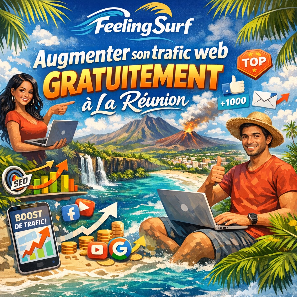 FeelingSurf échange de trafic gratuit Réunion
